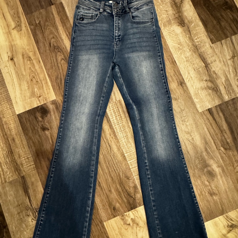 KanCan Dark Blue Flare Jeans